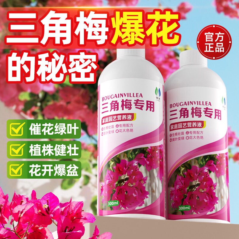 三角梅专用开花营养液家用阳台植物花卉通用园艺肥料骨粉促花爆花