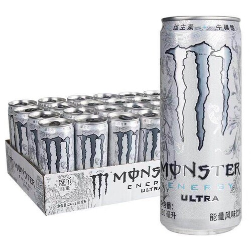 可口可乐monster魔爪能量维生素风味饮料330ml*24罐魔爪功能饮料
