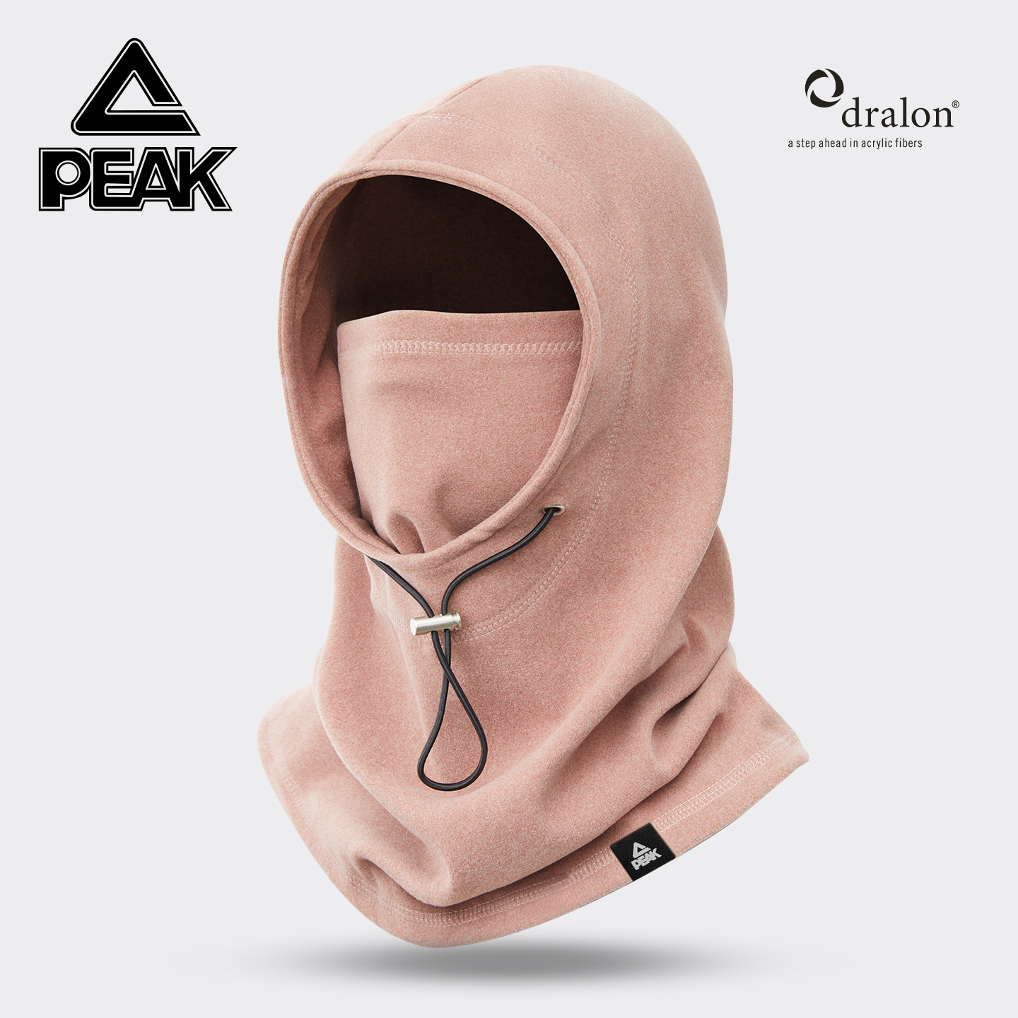 匹克女士套头帽冬季保暖户外骑电动车防寒防风围脖面罩加厚连体帽