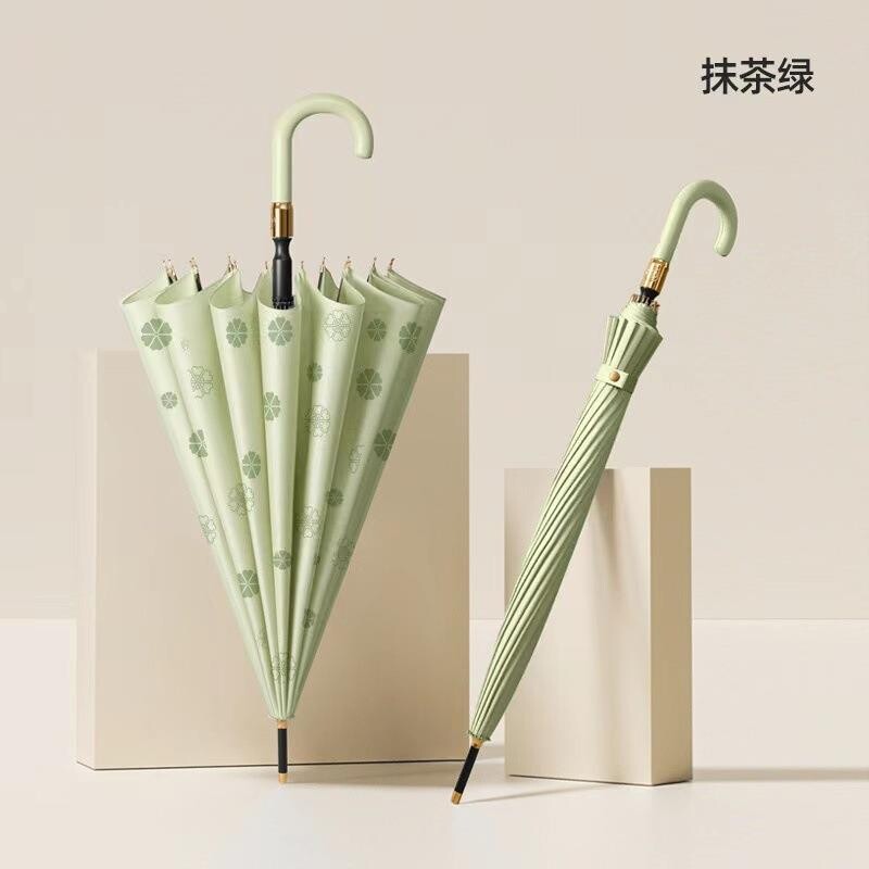 抗结实遇水开花晴雨两用太阳伞学生高颜值16骨大号长柄加固手动