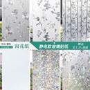 玻璃防窥贴纸窗花纸窗户免胶膜浴室卫生间隐私透光不透明遮光磨砂