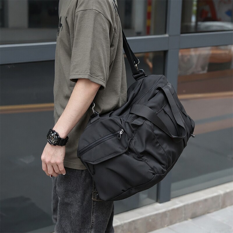 大容量短途旅行包男款出行休闲手提袋行李包运动健身包斜挎包男包