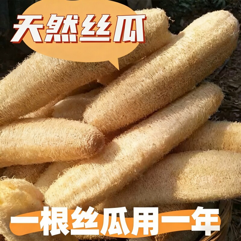 天然丝瓜络洗碗刷锅神器厨房百洁布魔力擦清洁老丝瓜瓤不沾油抹布