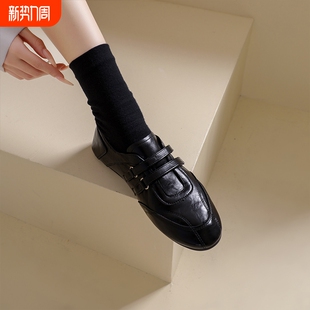 春季 法式 气质英伦风小皮鞋 复古乐福鞋 子女鞋 2026新款 黑色单鞋 女款