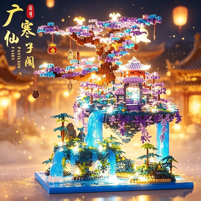 【爆款】仙子阁积木模型拼装图片