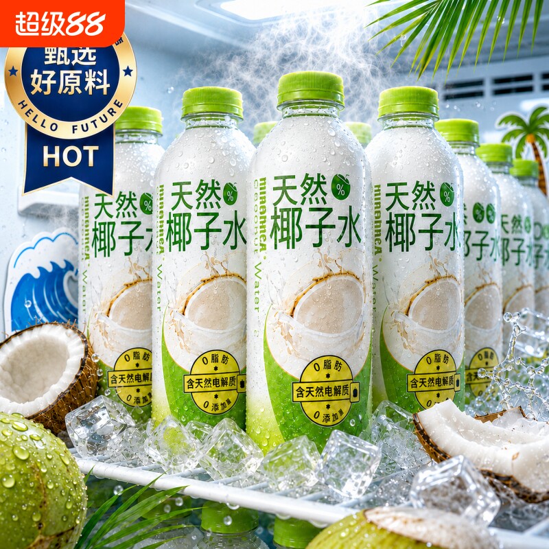 央妈推荐100%椰子水天然0添加图片