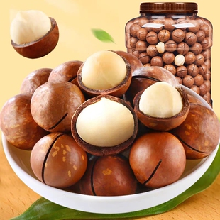 奶油味解馋 果仁袋装 夏威夷果坚果批发罐装 零食500g整箱干果散装