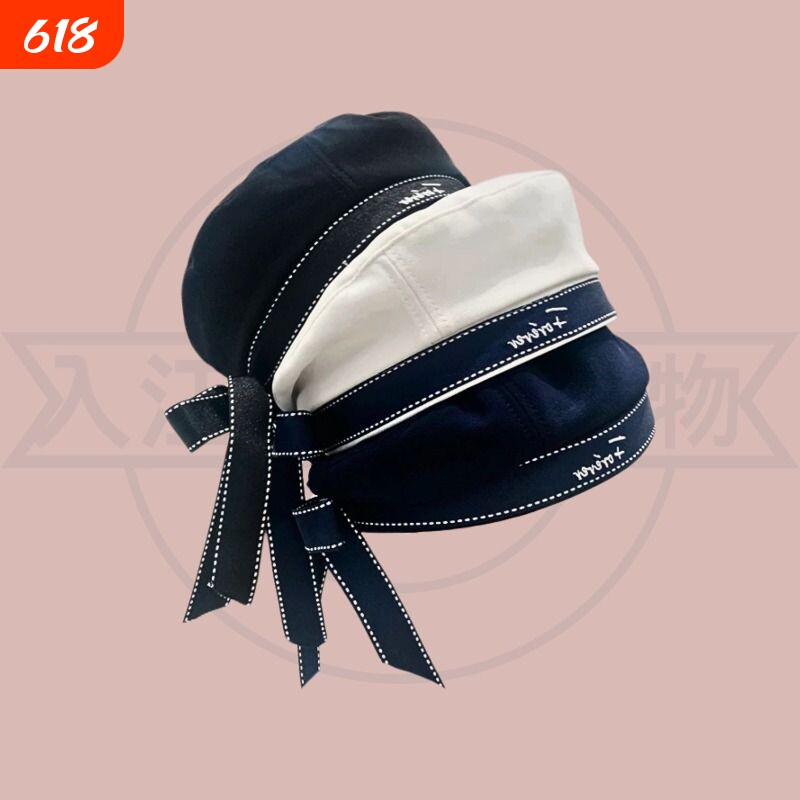 贝雷帽女夏季薄款ins英伦复古网红jk帽子蓓蕾文艺百搭画家帽12