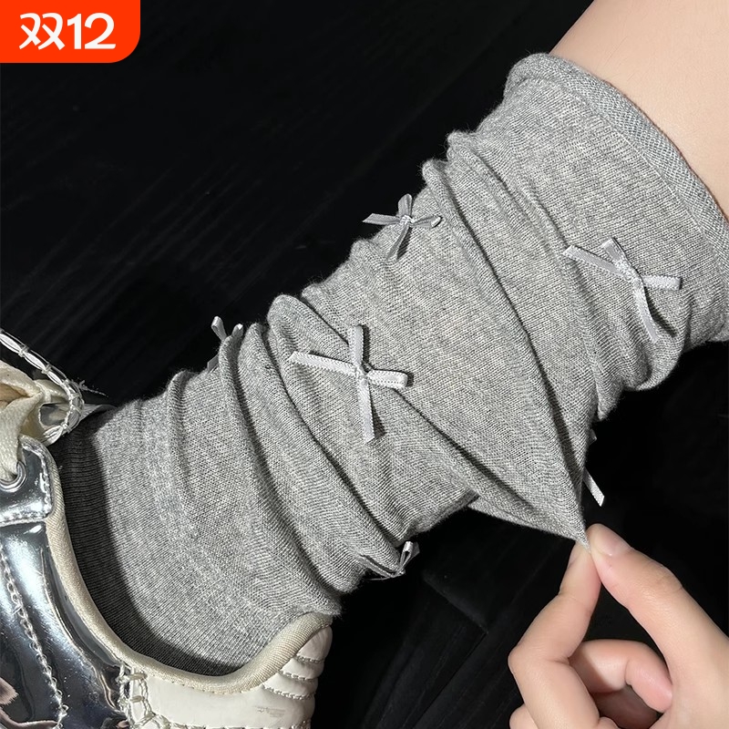 甄选优质精梳棉吸汗透气长筒袜女