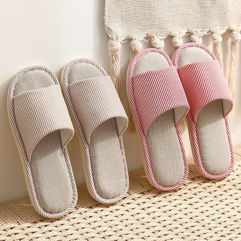 棉麻静音亚麻拖鞋|超1.5万次加购