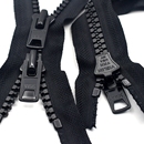 羽绒服拉链长款 高档双头10号YK树脂配件长大双开双向衣服拉锁头