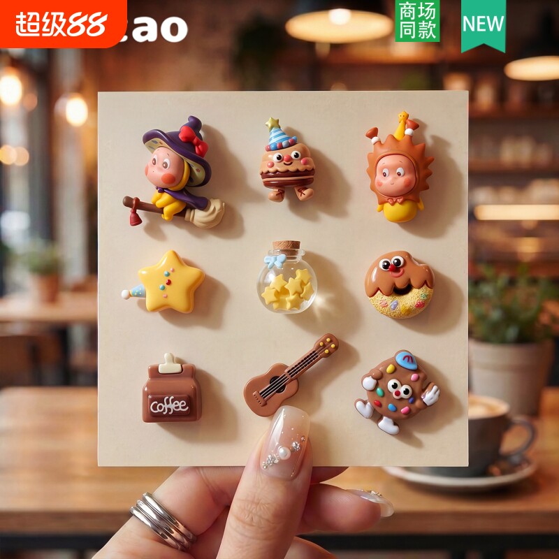 Crocs洞洞鞋配饰哭娃星星人鞋花图片