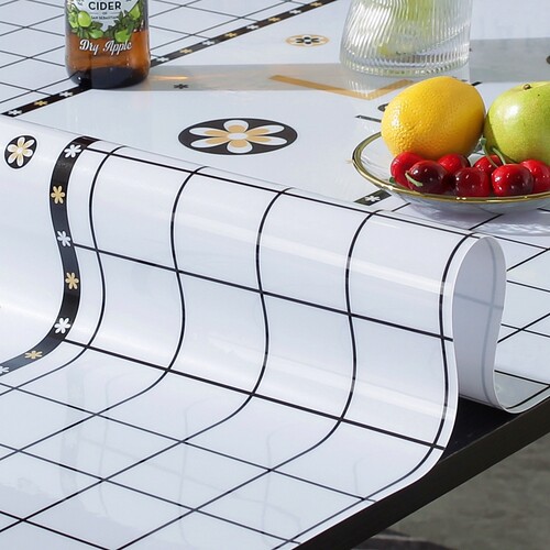 Pvc防水防烫防油免洗桌布