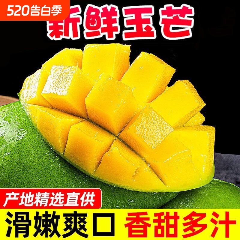 精选越南玉芒新鲜芒果当季头茬当季水果整箱非贵妃芒凯特