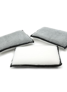 Scrub Ninja同款清洁内饰刷汽车内饰清洁海绵擦去污擦拭方块丝绒