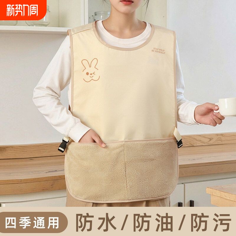 马甲围裙厨房家用做饭防水防油年轻款高颜值围腰坎肩女年轻款外穿