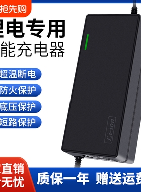 新款电动车锂电池新能源充电器48V60V72V84V5A电动车充电器快充