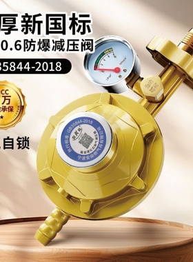 家用国标液化气煤气防爆减压阀煤气罐安全阀自动关闭锁燃气自闭阀