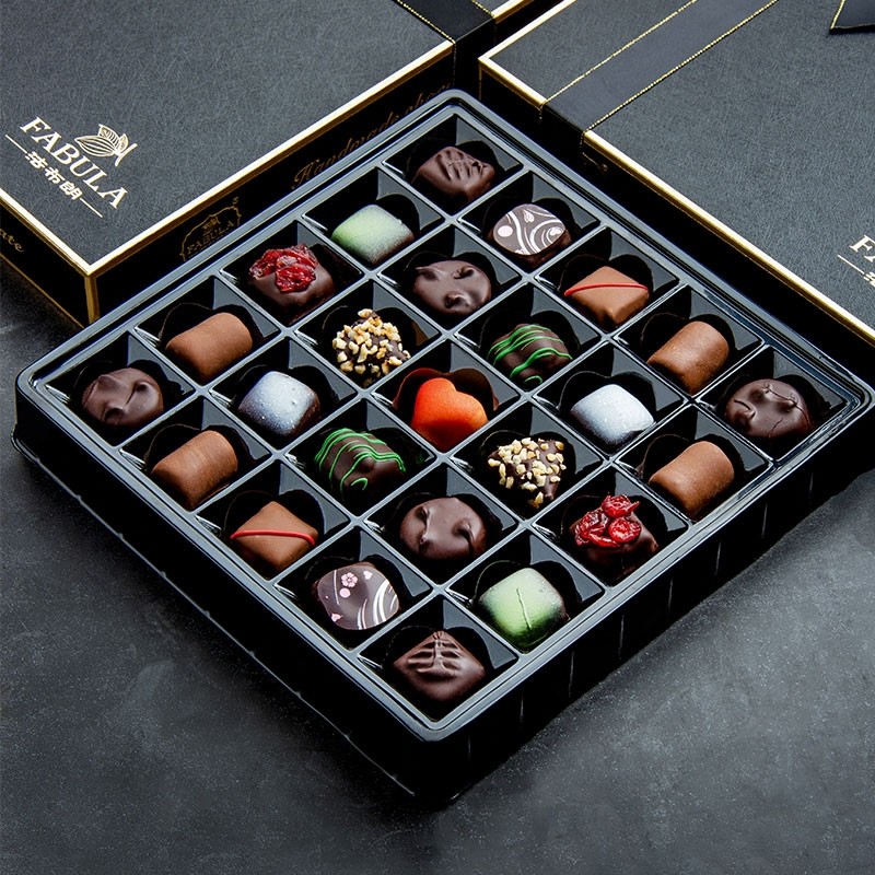 法布朗巧克力礼盒装比利时进口料生日情人节礼物送女朋友手工夹心