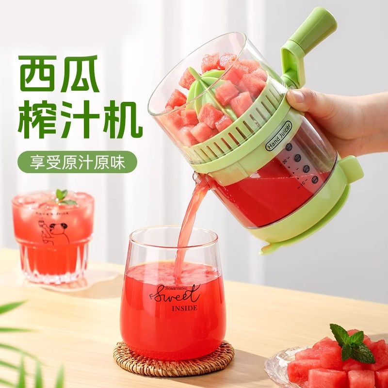 压榨西瓜榨汁器家用水果榨汁机新款橙子柠檬梨多功能果汁压汁神器