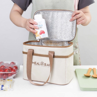 饭盒保温袋袋子手提便当加厚铝箔上班族小学生带饭饭包餐包袋防水