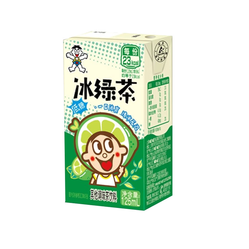 旺旺茶饮料冰绿茶125ml*1盒
