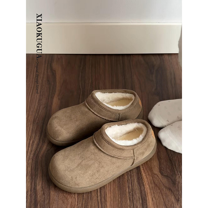 小土豆勃肯鞋女款2025新款冬季外穿加绒加厚雪地靴保暖棉鞋子防滑