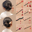 新年古风马面裙配饰儿童古风发簪女童汉服国风发饰簪子发钗头饰