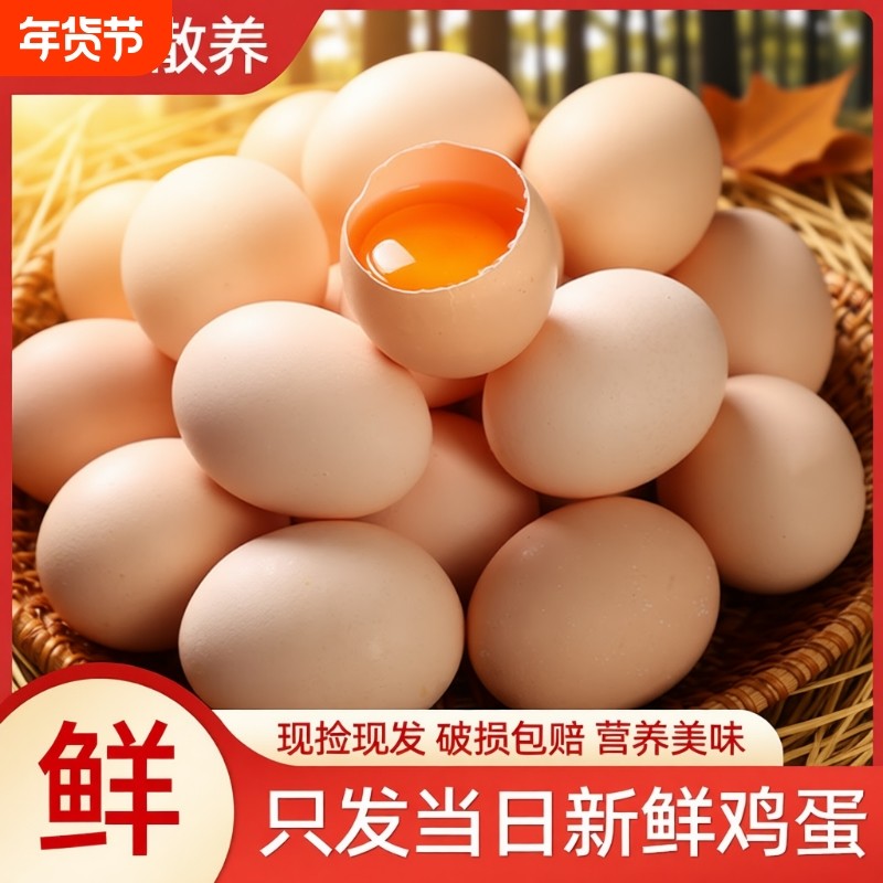 农家鲜鸡蛋谷物蛋新鲜柴鸡蛋40枚散养早餐鸡蛋草鸡蛋,水产肉类/新鲜蔬果/熟食,鸡蛋,淘宝优惠券,粉丝福利购,淘宝优惠卷