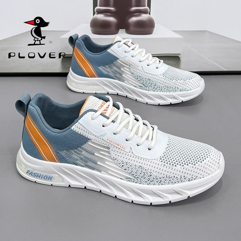 正品Plover品牌男鞋夏季运动鞋透气网面跑步休闲运动男款老爹潮