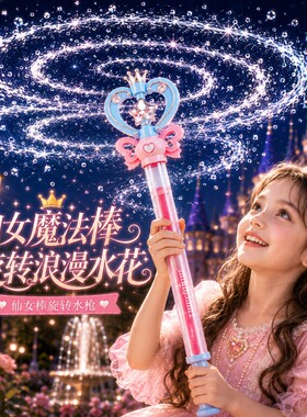 公主变身仙女棒烟花水枪