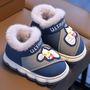 宝宝 包跟毛绒防滑外穿防水棉鞋 2025秋冬新款 儿童卡通男女童棉拖鞋