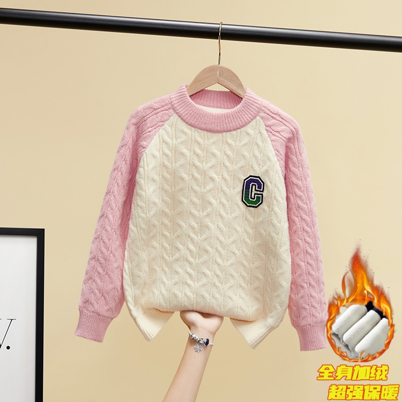 毛衣哆布哆女童清新春秋冬