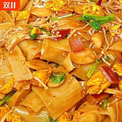 东北烤冷面片烤冷面皮加厚面饼速食特产批发价真空袋装500g送酱料