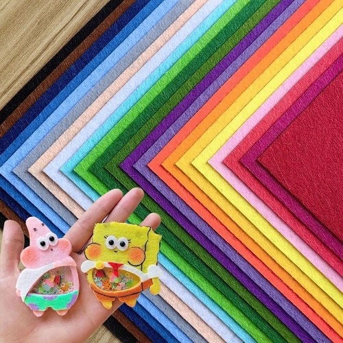 加厚不织布料diy手工材料包幼儿园创意制作书彩色进口大张缝纫