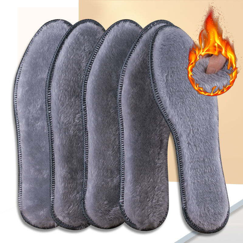 防寒鞋垫男款加厚保暖毛绒冬季保暖加绒防臭透气运动舒适鞋垫女款
