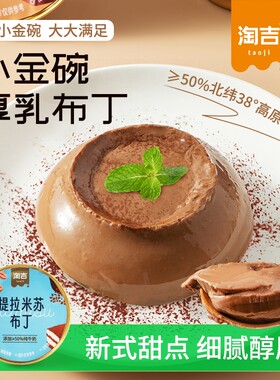 淘吉可可厚乳布丁95g/碗