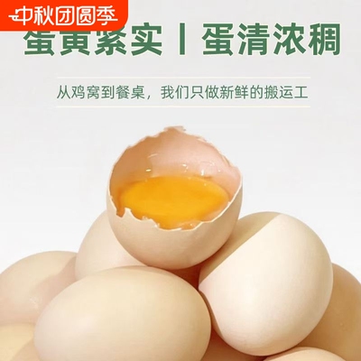 皖南小镇九华山土鸡蛋可生食无菌蛋30枚柴鸡蛋送货上门礼盒装