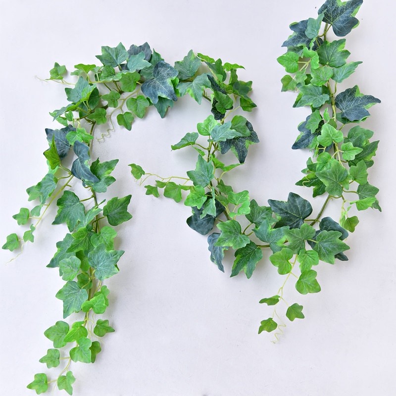 仿真常春藤藤条绿植绿叶子假花藤塑料花管道装饰吊顶树叶藤蔓植物