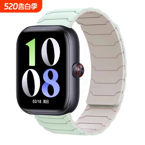 适用vivowatchGT手表表带新款iqoowatch5夏天运动vivowatch3透气智能配件铠甲高级感时尚小众腕带ins风男女生