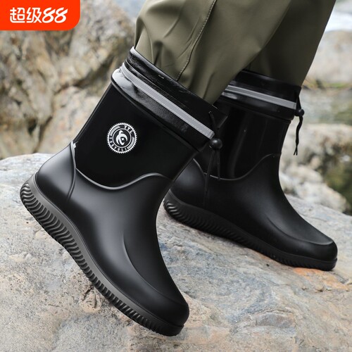 防水雨鞋男短筒|超6000次加购