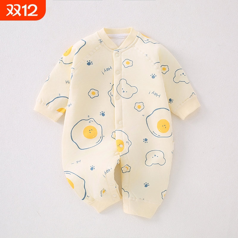 宝宝薄棉连体衣秋冬|千人加购