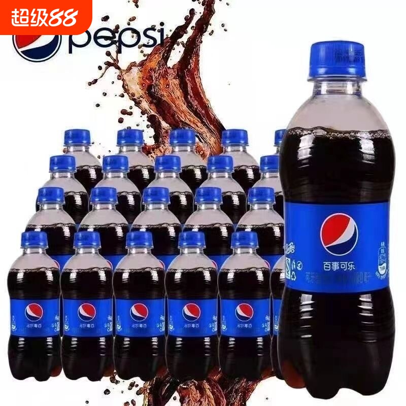百事可乐7喜美年达碳酸饮料300ml*12瓶整箱经典正品瓶装原味汽水图片