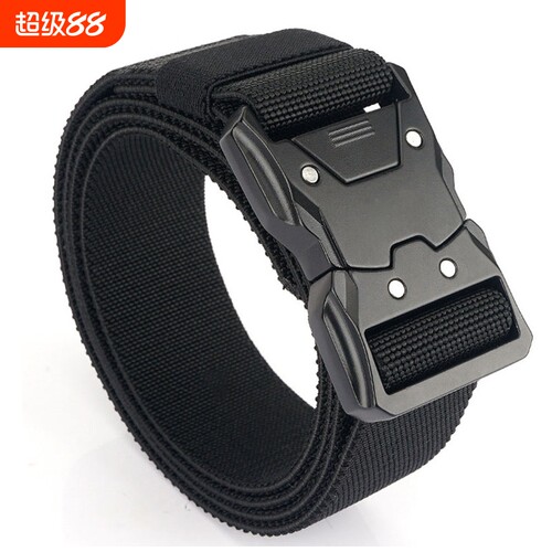 帆布裤腰带编制尼龙皮带男士时装