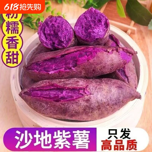 现挖沙地紫薯番薯地瓜板栗红薯农家自种蜜薯山芋烟薯新鲜蔬菜香甜