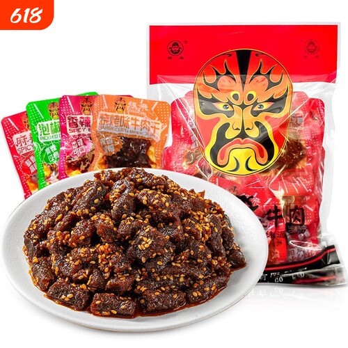 张飞麻辣牛肉干|超1.1万次加购