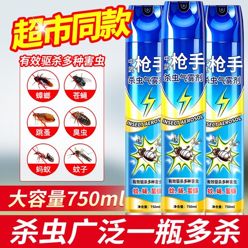 杀虫剂气雾剂无味家用灭苍蝇神器