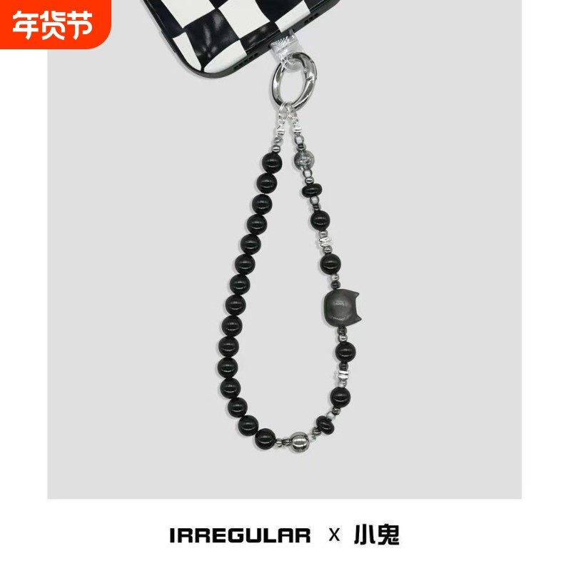 暗黑系手机链挂链黑色猫咪手机挂绳挂手腕高级挂件ccd相机配饰发,饰品/流行首饰/时尚饰品新,发饰,淘宝优惠券,粉丝福利购,淘宝优惠卷