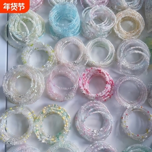 马卡龙甜美可爱米珠手串成品高颜值ins风爆款礼物漫展物料演唱会