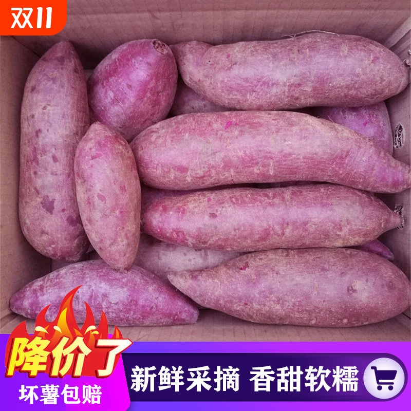 湖北新鲜紫薯9斤装|超6000次加购